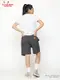 �����եѥ�� Chef Pants Short Front Pocket Herringbone Stripe Charcoal