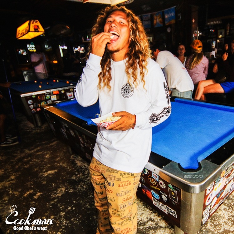 եѥ Chef Pants Semiwide Washed Duck Canvas Cheers