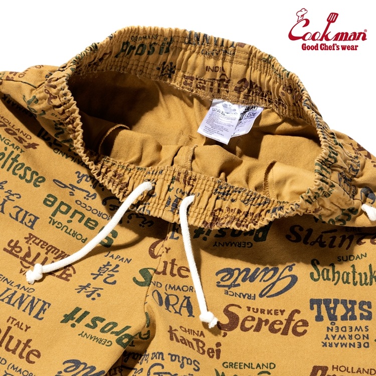 եѥ Chef Pants Semiwide Washed Duck Canvas Cheers