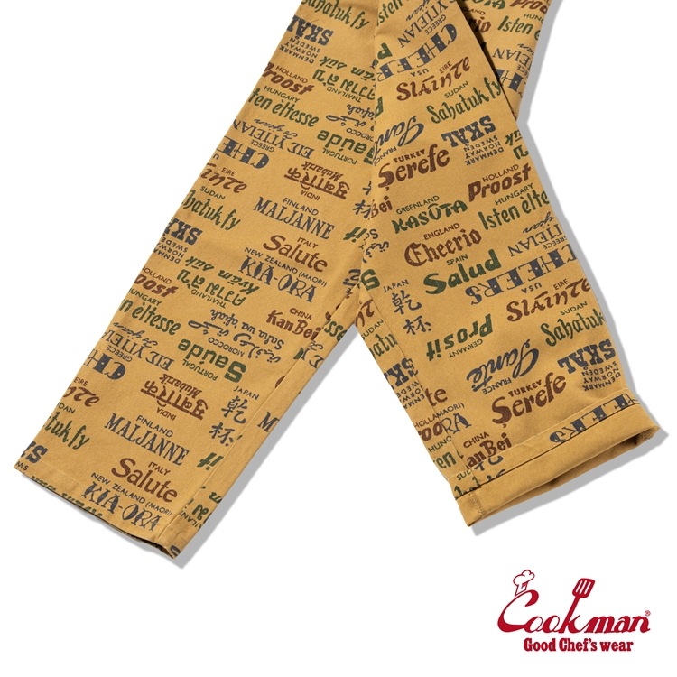 եѥ Chef Pants Semiwide Washed Duck Canvas Cheers