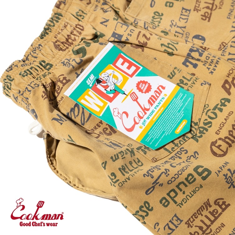 եѥ Chef Pants Semiwide Washed Duck Canvas Cheers