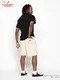�����եѥ�� Chef Pants Short Front Pocket Herringbone Stripe Cream