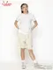 �����եѥ�� Chef Pants Short Front Pocket Herringbone Stripe Cream