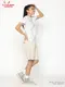 �����եѥ�� Chef Pants Short Front Pocket Herringbone Stripe Cream