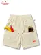 �����եѥ�� Chef Pants Short Front Pocket Herringbone Stripe Cream