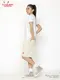 �����եѥ�� Chef Pants Short Front Pocket Herringbone Stripe Cream