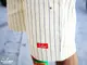 �����եѥ�� Chef Pants Short Front Pocket Herringbone Stripe Cream