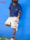 �����եѥ�� Chef Pants Short Front Pocket Herringbone Stripe Cream