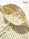 �����եѥ�� Chef Pants Short Front Pocket Herringbone Stripe Cream