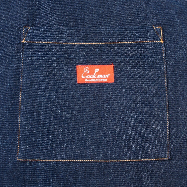 󥰥ץ Long Apron Denim Navy