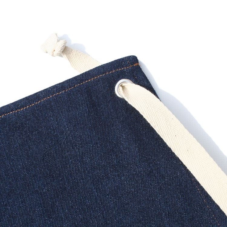 󥰥ץ Long Apron Denim Navy