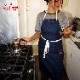 󥰥ץ Long Apron Denim Navy