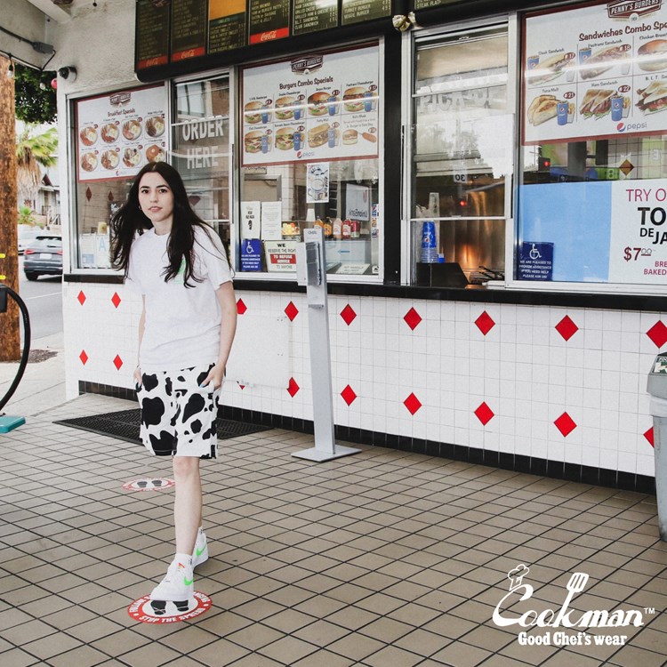 �����եѥ�� Chef Pants Short Cow