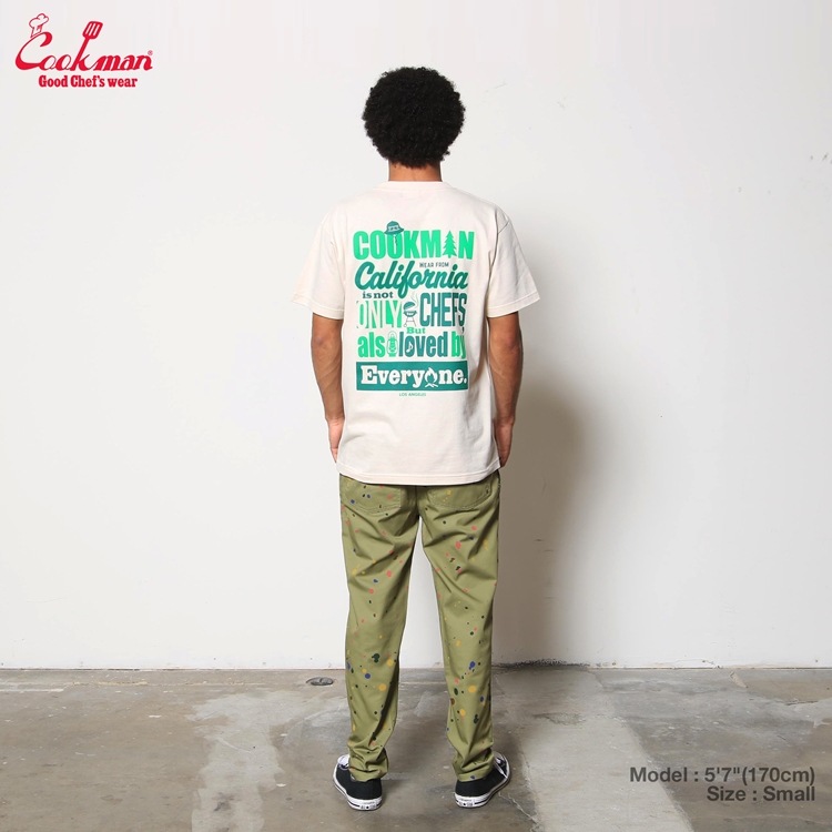 եѥ Chef Pants Sauce Splash Olive