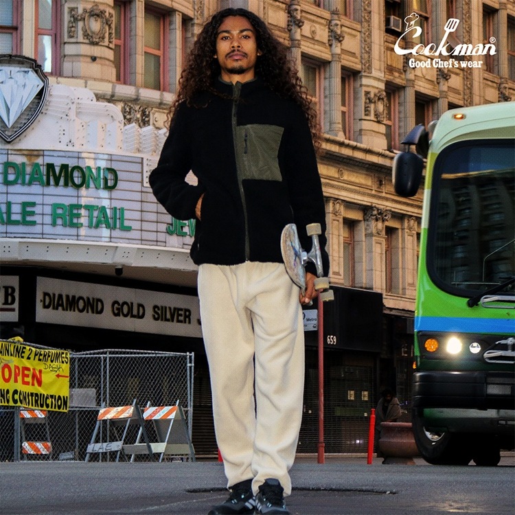 �����եѥ�� Chef Pants Fleece Cream