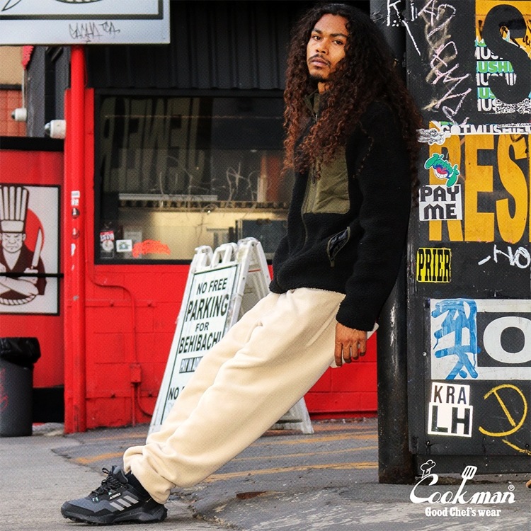 �����եѥ�� Chef Pants Fleece Cream