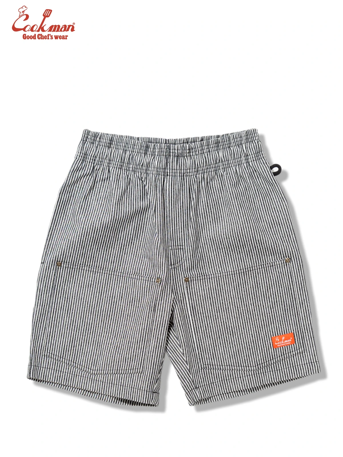 �����եѥ�� Chef Pants Short Front Pocket Hickory Black