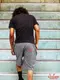 �����եѥ�� Chef Pants Short Front Pocket Hickory Black