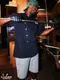 �����եѥ�� Chef Pants Short Front Pocket Hickory Black
