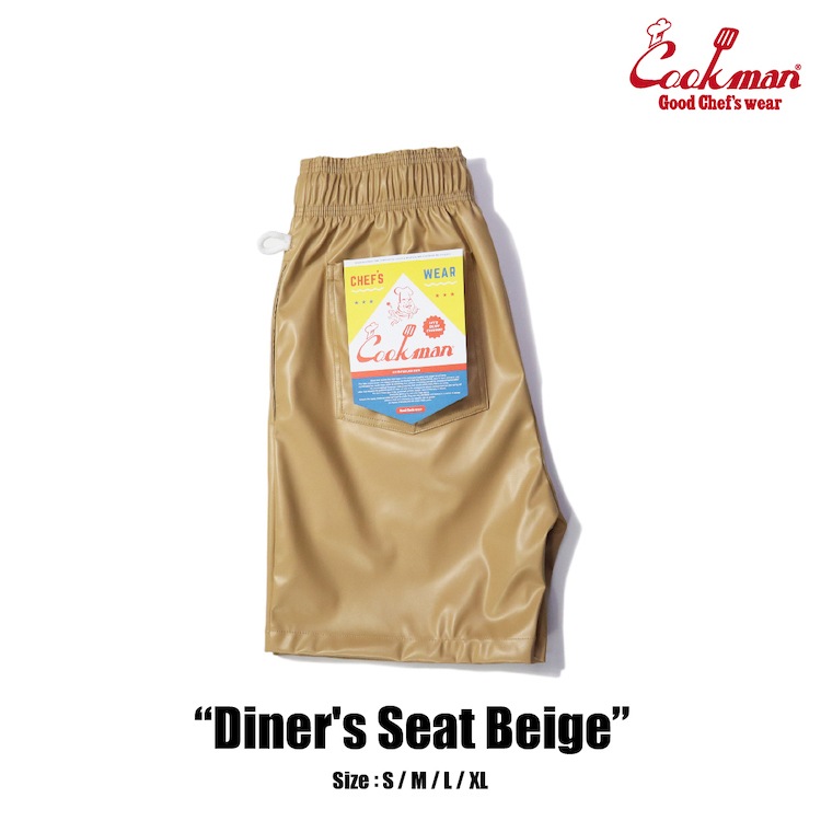 �����եѥ�� Chef Pants Short Diner��s Seat Beige
