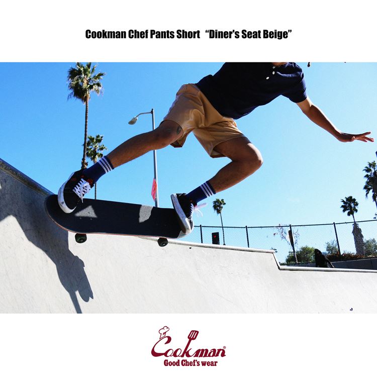 �����եѥ�� Chef Pants Short Diner��s Seat Beige