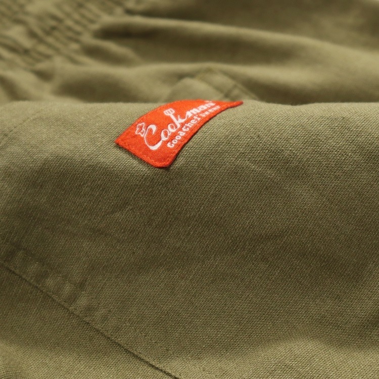 եѥ Chef Pants Linen Olive Plus Size