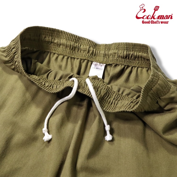 եѥ Chef Pants Linen Olive Plus Size