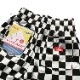 եѥ Chef Pants Checker Black Plus Size