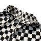 եѥ Chef Pants Checker Black Plus Size