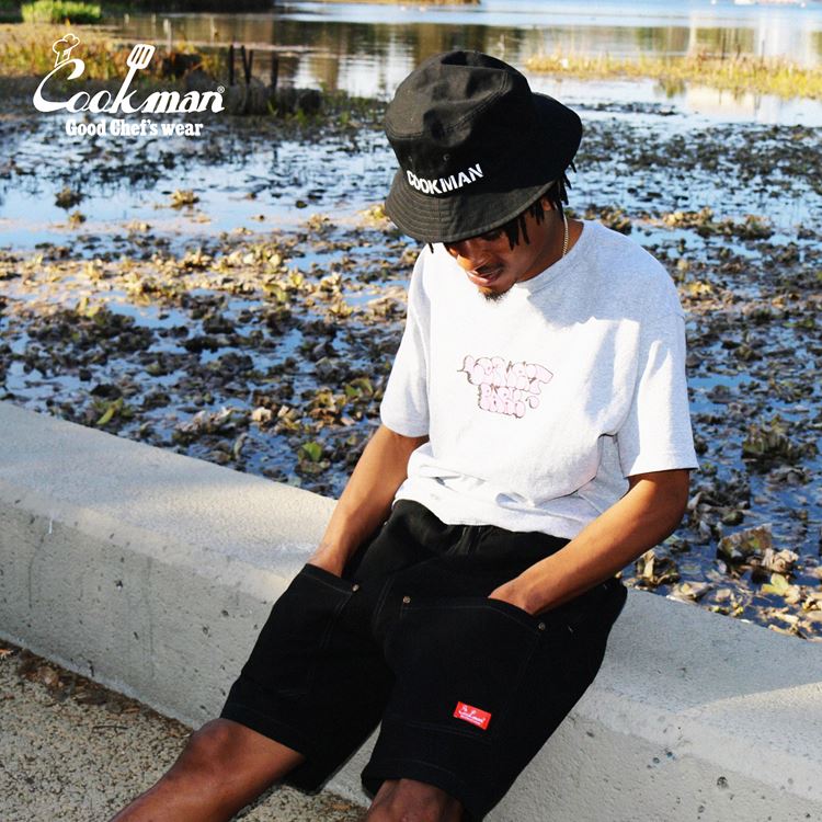�����եѥ�� Chef Pants Short Front pocket Black