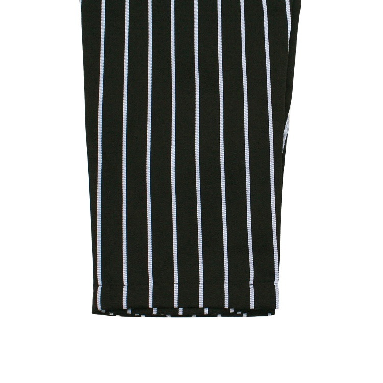 եѥ Chef Pants Stripe Black Plus Size