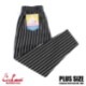 եѥ Chef Pants Stripe Black Plus Size