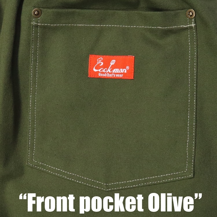 եѥ Chef Pants Short Front pocket Olive