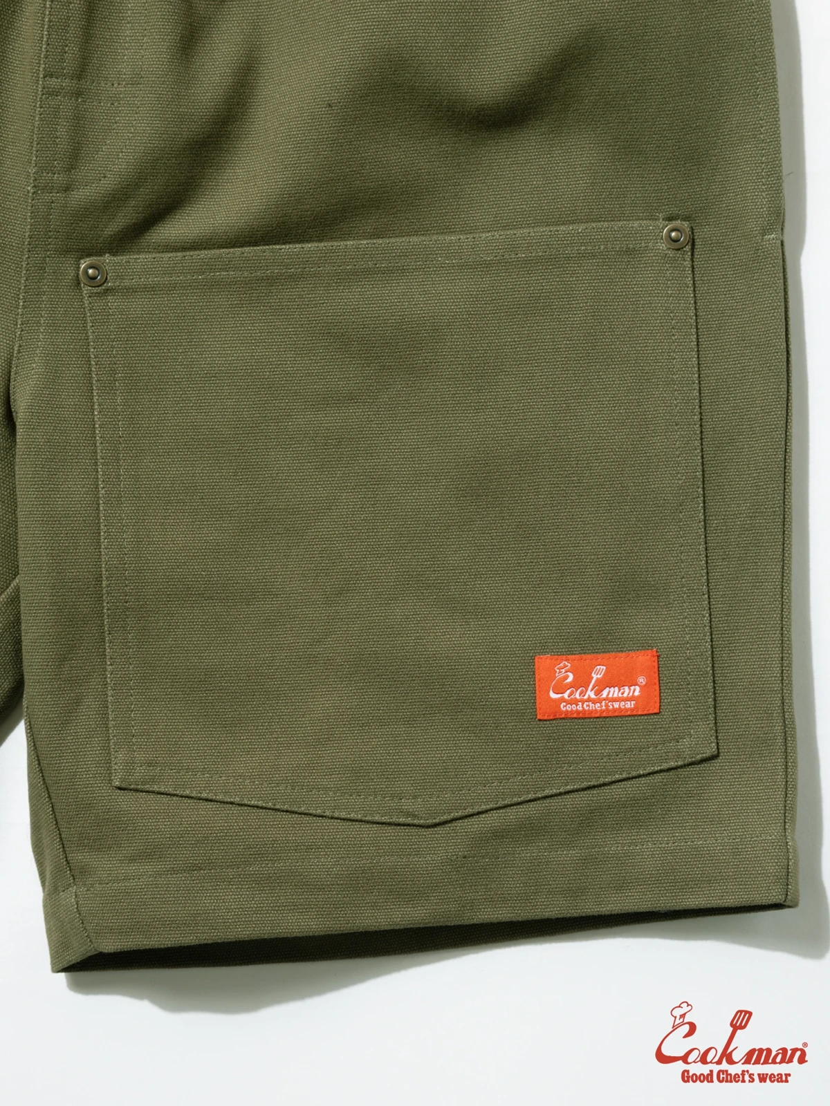 �����եѥ�� Chef Pants Short Front pocket Olive