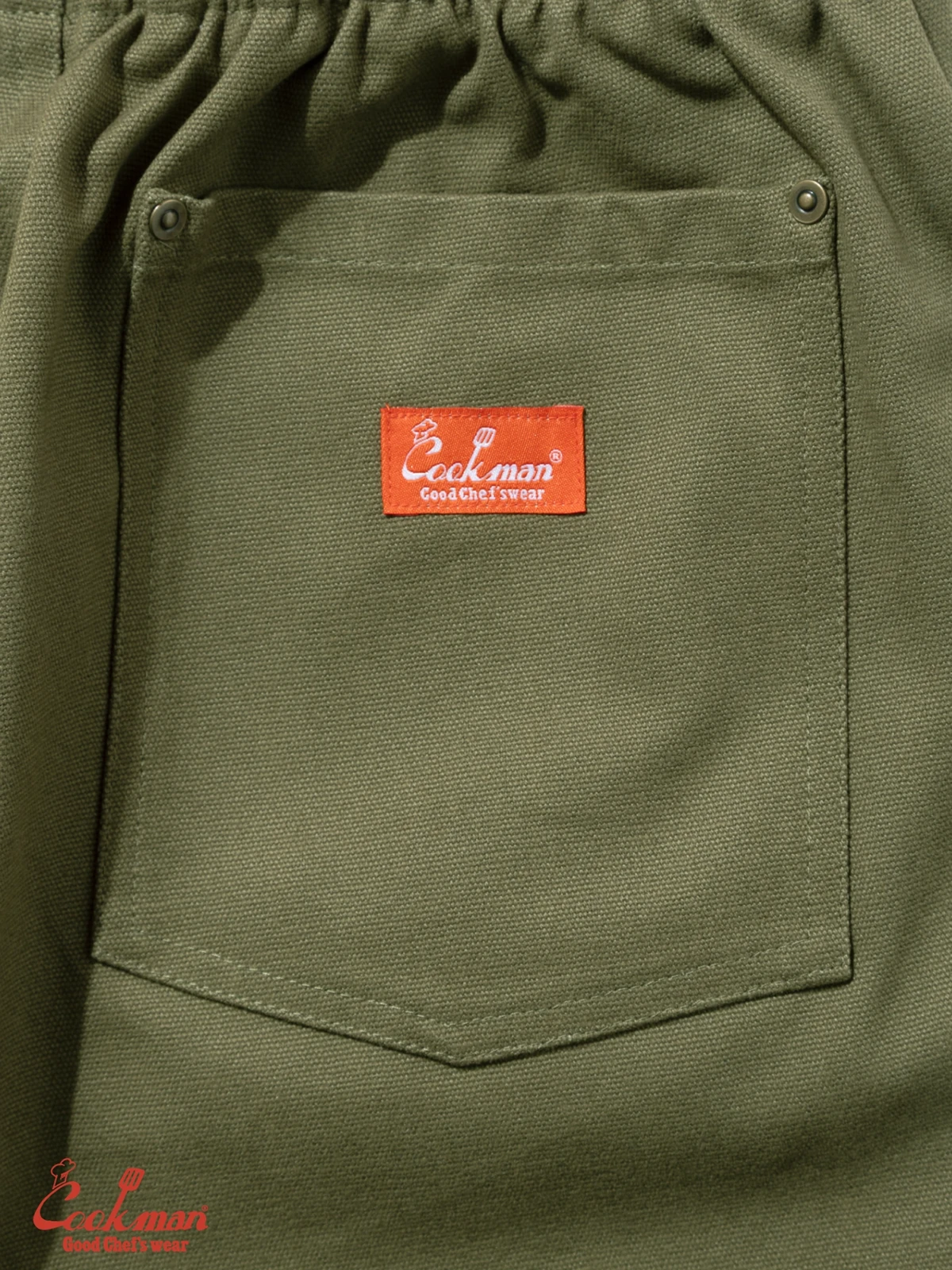 �����եѥ�� Chef Pants Short Front pocket Olive
