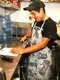 ���󥰥��ץ��� Long Apron Old Tattoo Gray