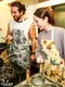 ���󥰥��ץ��� Long Apron Old Tattoo Gray