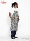 ���󥰥��ץ��� Long Apron Old Tattoo Gray