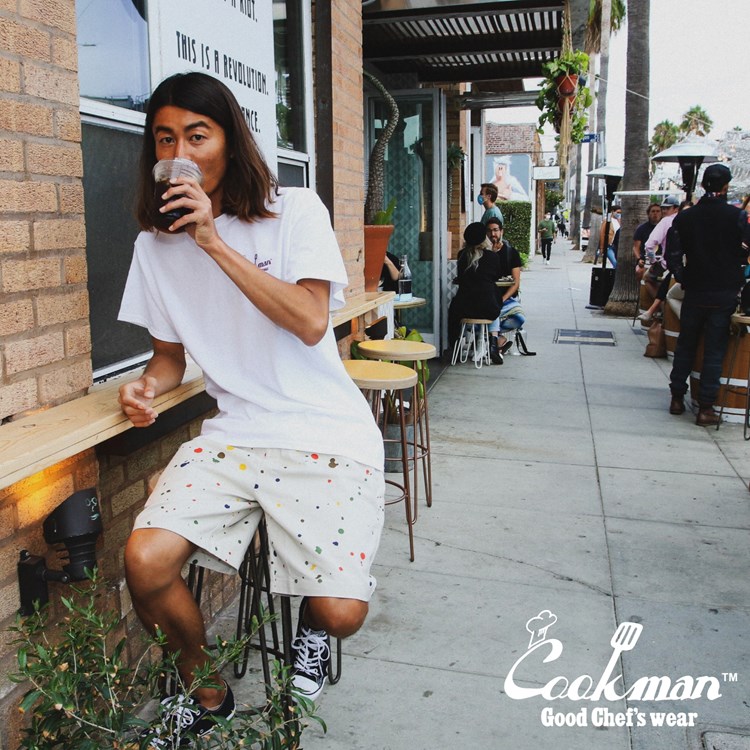 �����եѥ�� Chef Pants Short Sauce Splash
