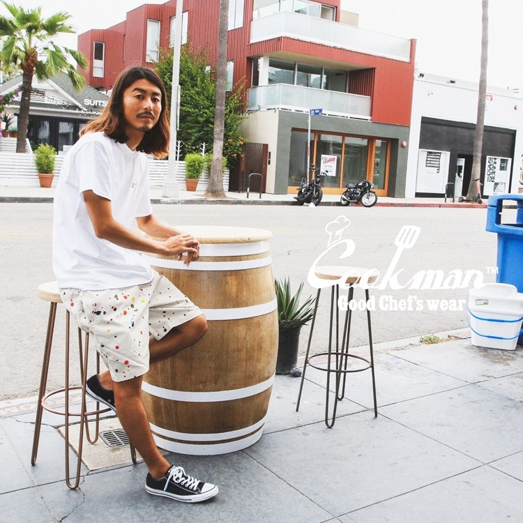 �����եѥ�� Chef Pants Short Sauce Splash