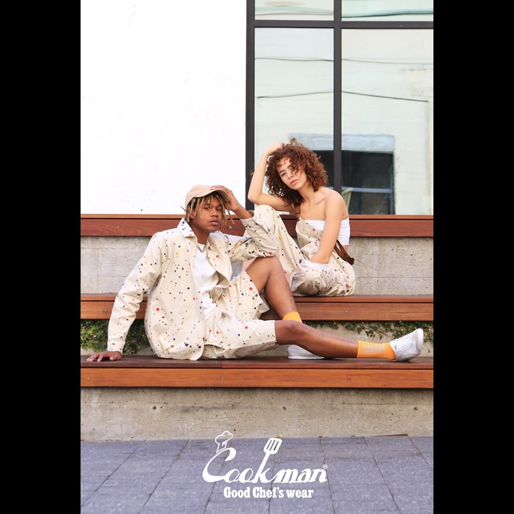 �����եѥ�� Chef Pants Short Sauce Splash