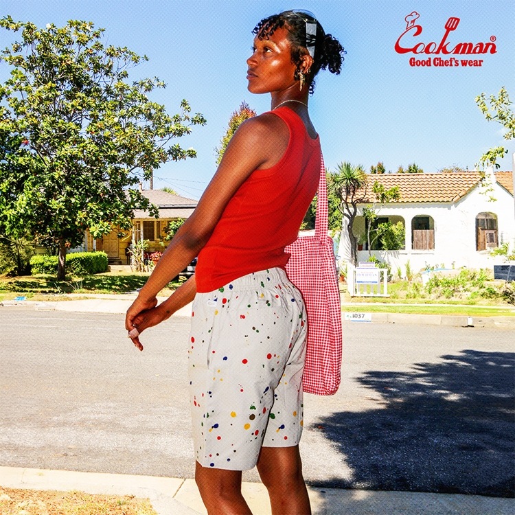 �����եѥ�� Chef Pants Short Sauce Splash