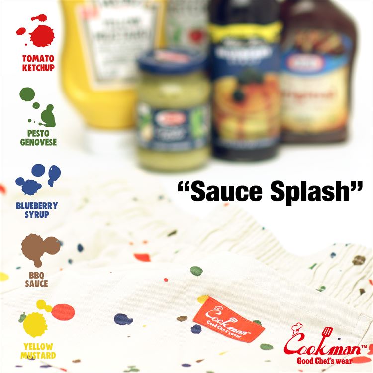 �����եѥ�� Chef Pants Short Sauce Splash