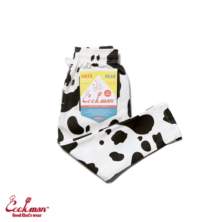 եѥ Chef Pants Cow Kids Size