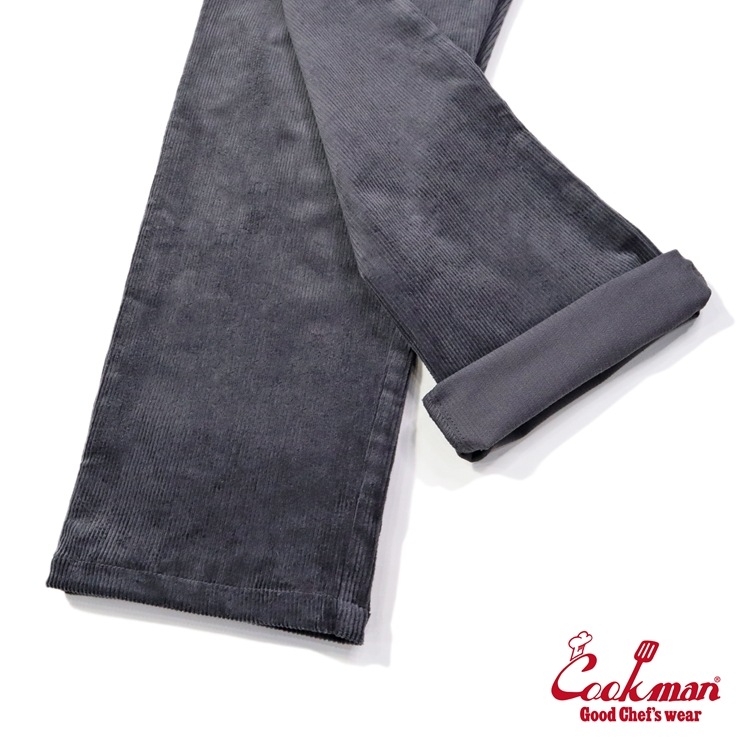 եѥ Chef Pants Semiwide Corduroy Charcoal