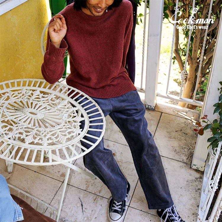 եѥ Chef Pants Semiwide Corduroy Charcoal