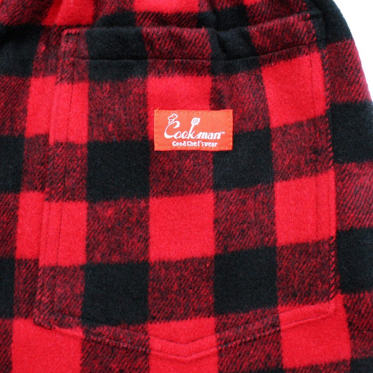  (�쾦��) �����եѥ�� Chef Pants Nel Buffalo Check Red