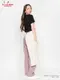 ���󥰥��ץ��� Long Apron Herringbone Stripe Cream