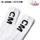 å Rib Crew Socks Checker White