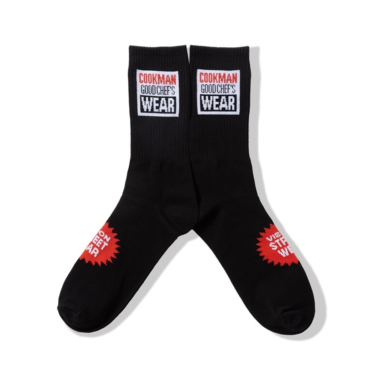 ���å��� Rib Crew Socks Vision Logo Black